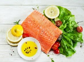 Menu diet protéin kalebet lauk